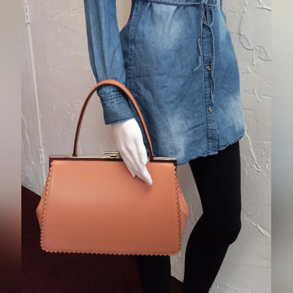 Loeffler Randall, Olivia Leather Frame Bag